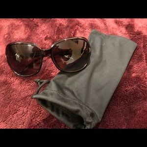 Brown Armani Exchange Sunglasses with pouch